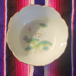 Octagiri Lotus Garden Porcelain Bowl